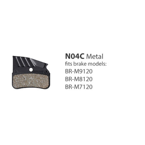 Shimano BR-M9120 XTR Metal Pad w/Fin & Spring w/Split Pin N04C