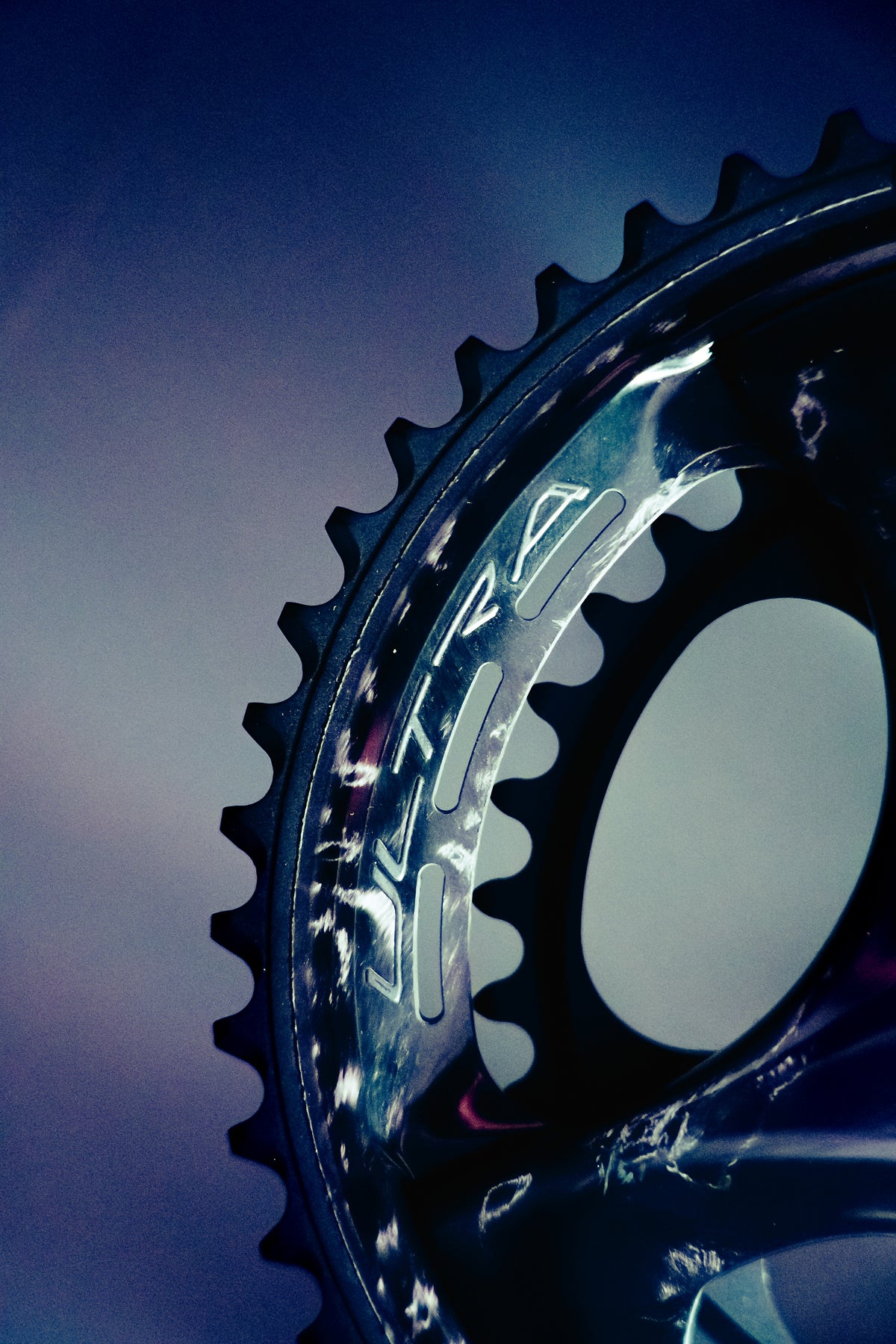 Campagnolo Super Record Ultra 13-speed chainring set detail