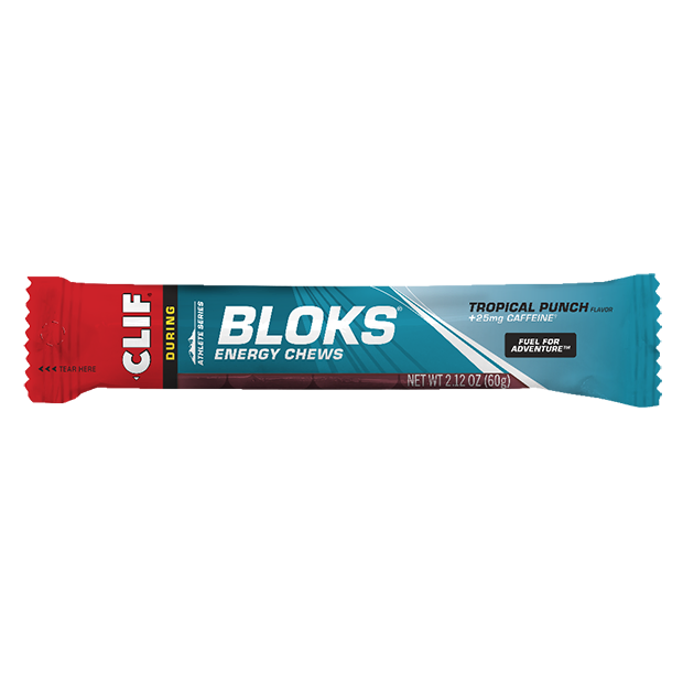 Clif Bloks Energy Chews Tropical +25mg Caffeine