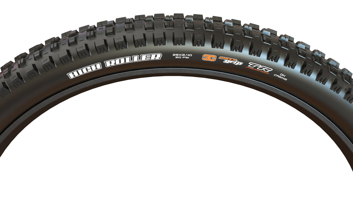 Maxxis High Roller III tyre – side profile