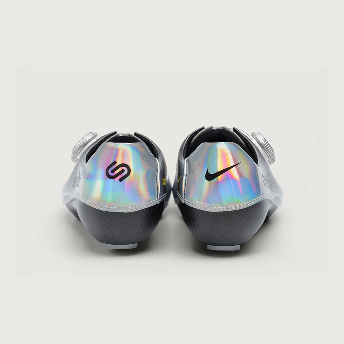 Rear view of the Étoile pair with Nimbl and Nike heel branding