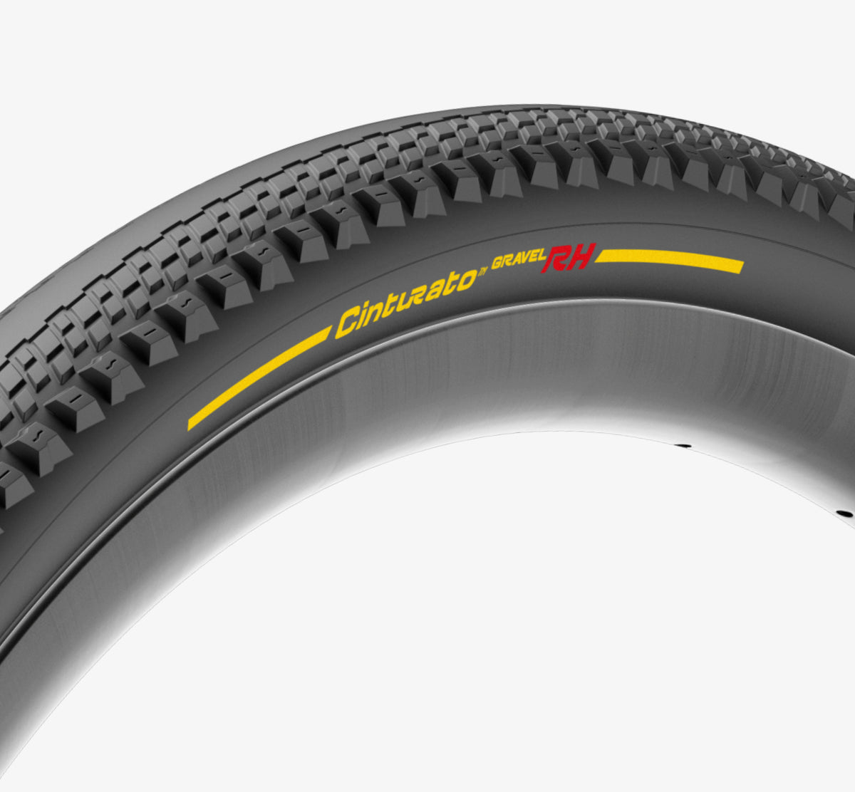 Pirelli Cinturato Gravel RH Team Edition yellow sidewall detail