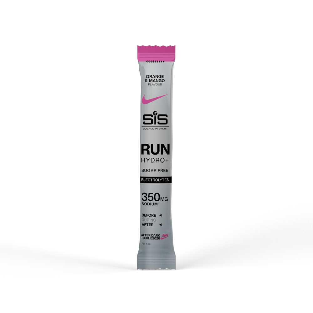 Science in Sport Nike Run Hydro+ Orange and Mango electrolyte sachet